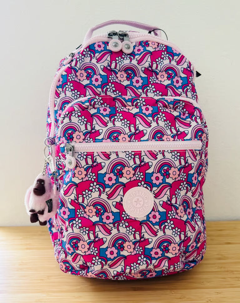 Mochila escolar 15 polegadas e estojo para 100 lapis